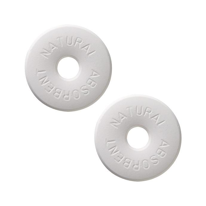 133935546 like-it / Natural Absorbent 40 調湿保存できる珪藻土リング 2P - ホワイト 02