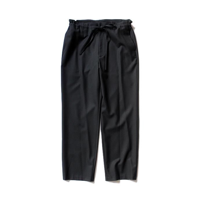 134426255 THEE(シー)/ high-rise easy slacks ハイウエストイージースラックス AN-PT-01 Black 01