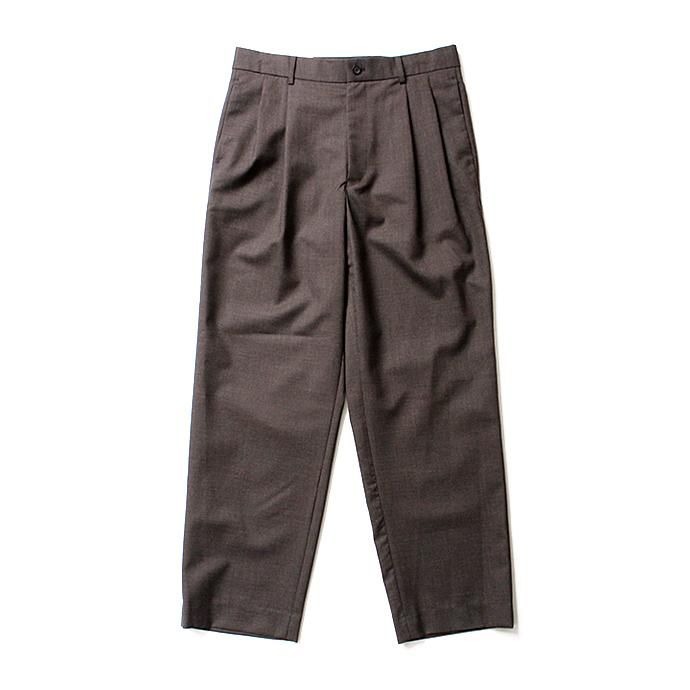 134426642 THEE(シー)/ high-rise wide trousers ハイウエストワイドトラウザーズ WT-PT-02 Brown 02