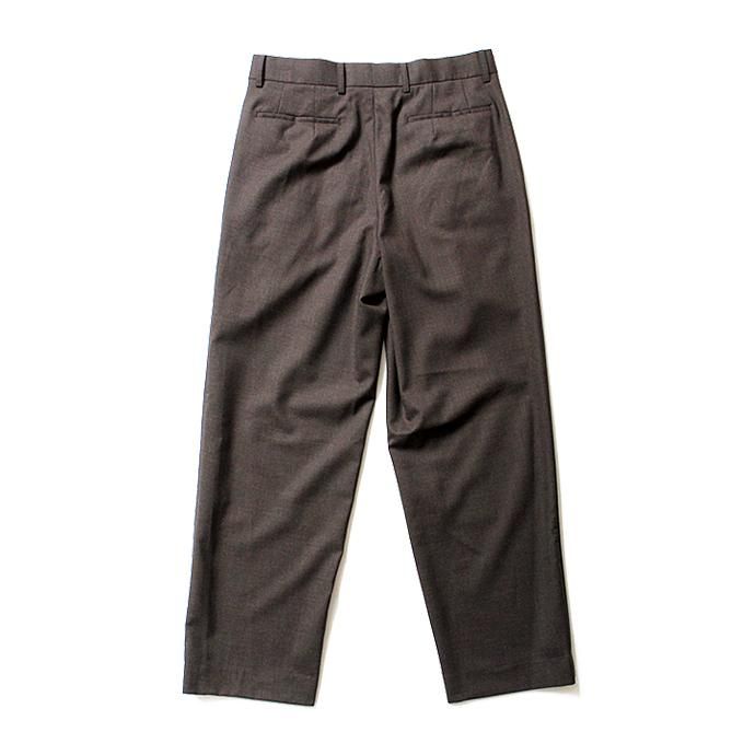 134426642 THEE(シー)/ high-rise wide trousers ハイウエストワイドトラウザーズ WT-PT-02 Brown 02