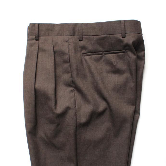 134426642 THEE(シー)/ high-rise wide trousers ハイウエストワイドトラウザーズ WT-PT-02 Brown 02