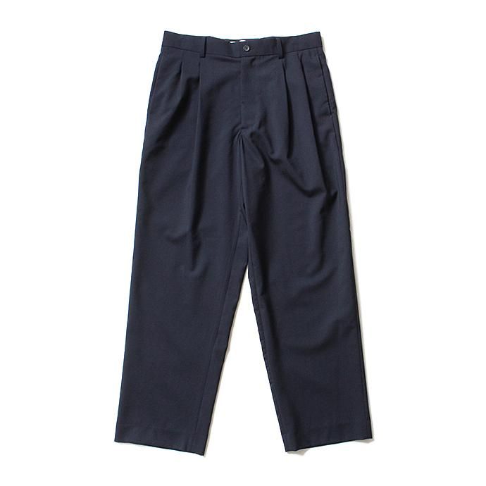 134426678 THEE(シー)/ high-rise wide trousers ハイウエストワイドトラウザーズ WT-PT-02 Navy 02