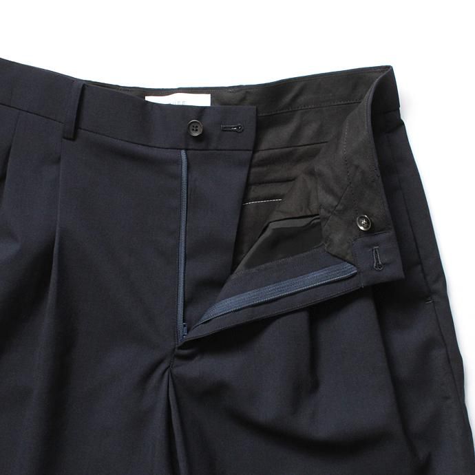 134426678 THEE(シー)/ high-rise wide trousers ハイウエストワイドトラウザーズ WT-PT-02 Navy 02
