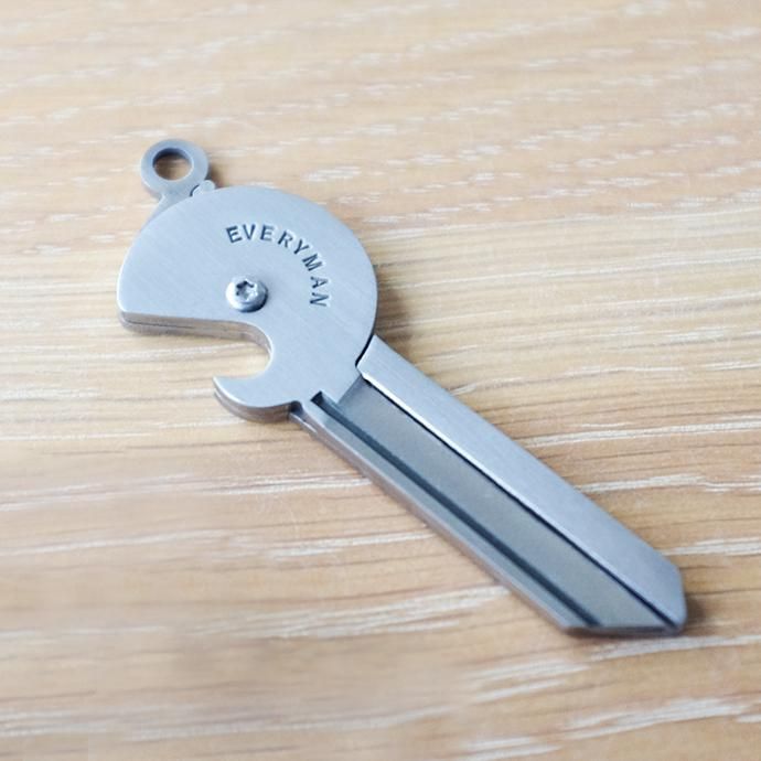 134473855 EVERYMAN / Porter Key Knife ポーターキーナイフ Silver 02