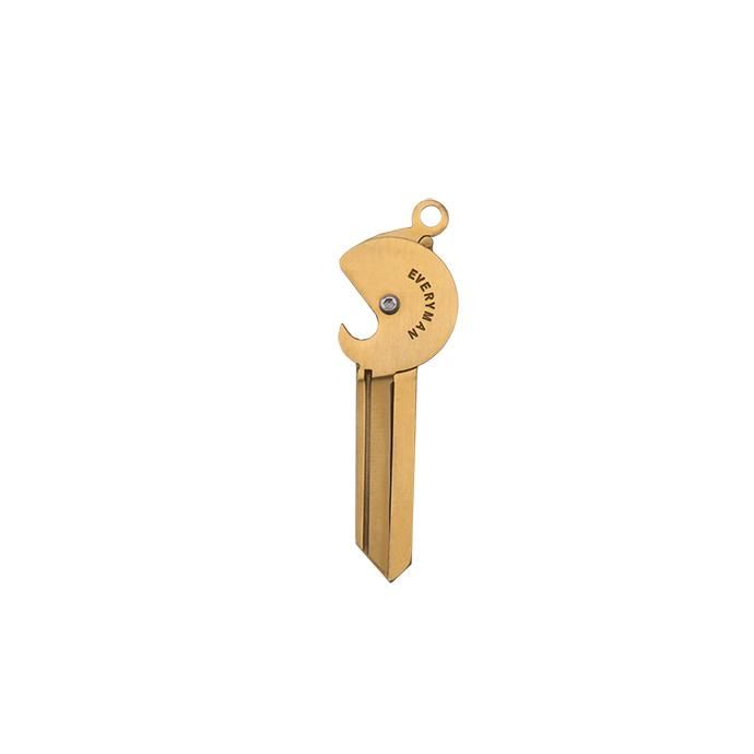 134473908 EVERYMAN / Porter Key Knife ポーターキーナイフ Brass 01