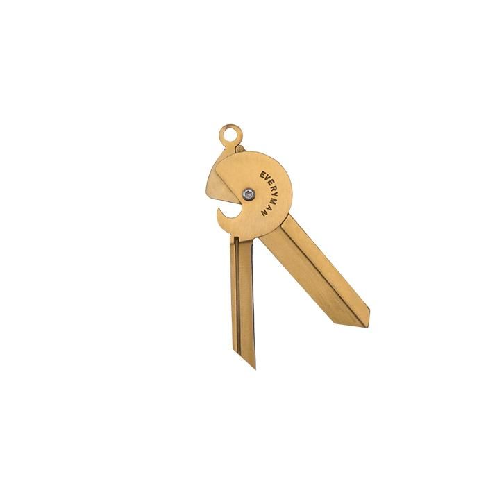 134473908 EVERYMAN / Porter Key Knife ポーターキーナイフ Brass 02