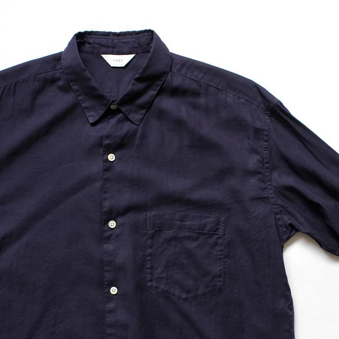 127467155 THEE(シー)/ CM-SH-06 wide shirts - PURPLE ワイドシャツ パープル 02