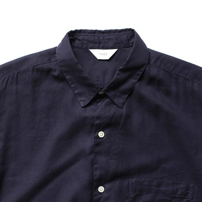 127467155 THEE(シー)/ CM-SH-06 wide shirts - PURPLE ワイドシャツ パープル 02