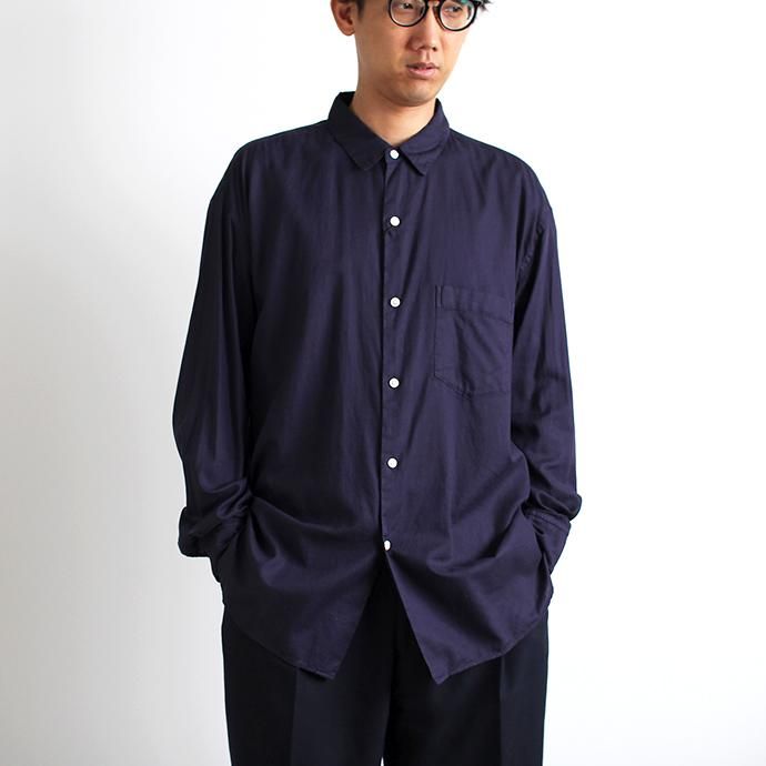 127467155 THEE(シー)/ CM-SH-06 wide shirts - PURPLE ワイドシャツ パープル 02