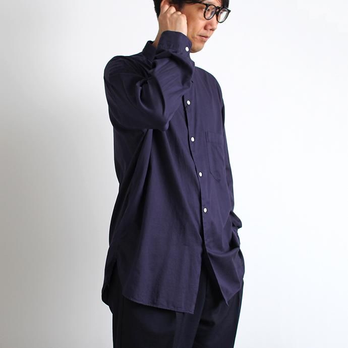 127467155 THEE(シー)/ CM-SH-06 wide shirts - PURPLE ワイドシャツ パープル 02