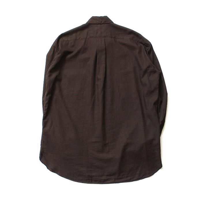127467155 THEE(シー)/ CM-SH-06 wide shirts - BROWN ワイドシャツ ブラウン 02