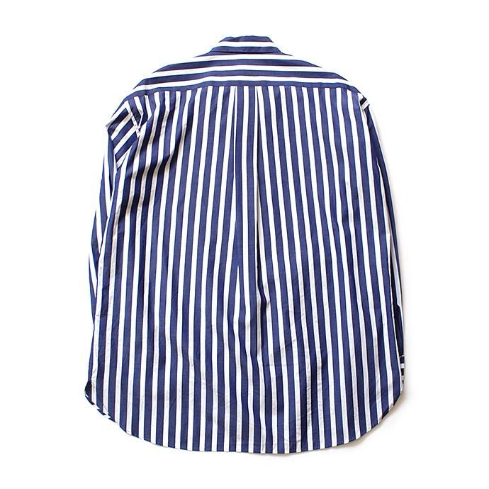 127467155 THEE(シー)/ CM-SH-06 wide shirts - STRIPE ワイドシャツ ストライプ 02