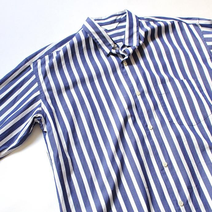 127467155 THEE(シー)/ CM-SH-06 wide shirts - STRIPE ワイドシャツ ストライプ 02