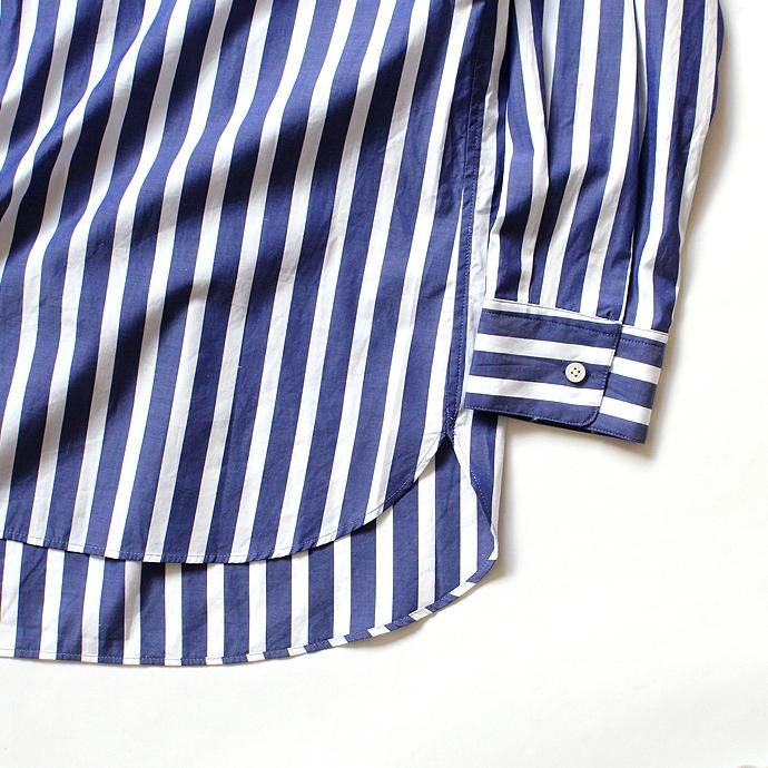 127467155 THEE(シー)/ CM-SH-06 wide shirts - STRIPE ワイドシャツ ストライプ 02