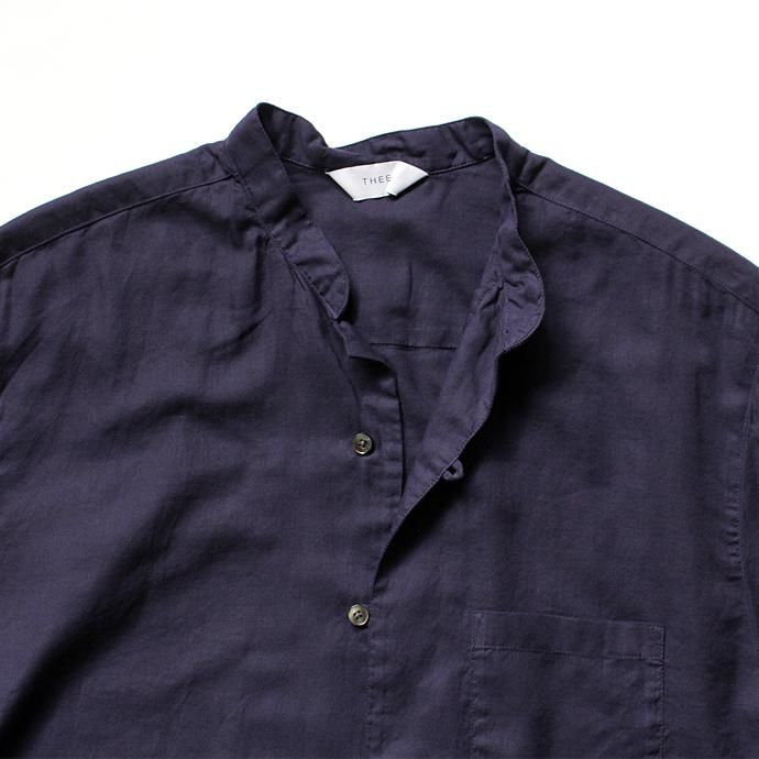 127467155 THEE(シー)/ CM-SH-07 china shirts - PURPLE チャイナシャツ パープル 02