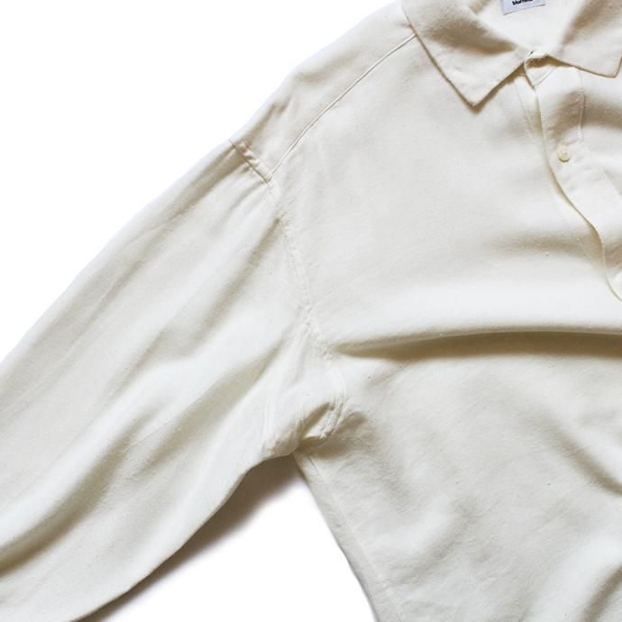 134584910 blurhms / Rough Silk Cotton Shirt - Natural BHS-18AW007SLK 02