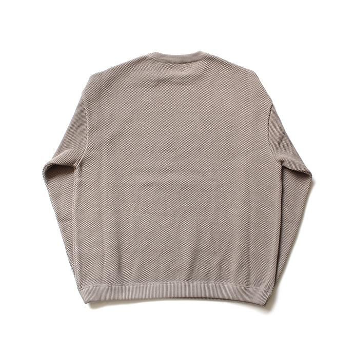 134654093 crepuscule / moss stitch L/S sweat 鹿の子編みクルーネックプルオーバー 1803-001 Graybeige<img class='new_mark_img2' src='//img.shop-pro.jp/img/new/icons47.gif' style='border:none;display:inline;margin:0px;padding:0px;width:auto;' /> 02