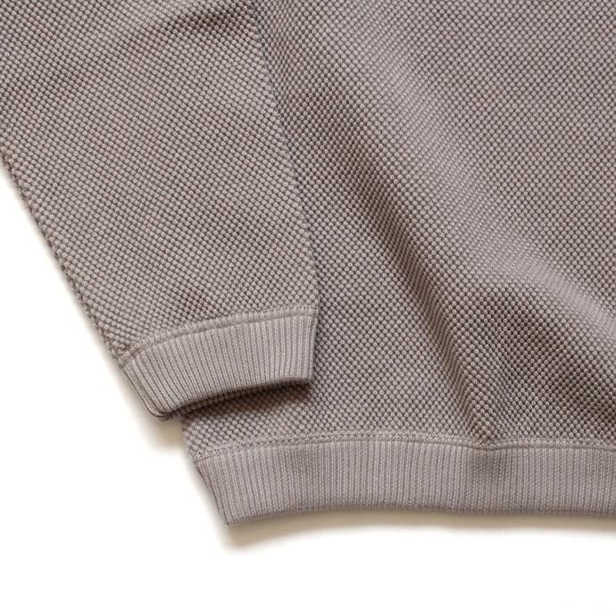 134654093 crepuscule / moss stitch L/S sweat 鹿の子編みクルーネックプルオーバー 1803-001 Graybeige<img class='new_mark_img2' src='//img.shop-pro.jp/img/new/icons47.gif' style='border:none;display:inline;margin:0px;padding:0px;width:auto;' /> 02