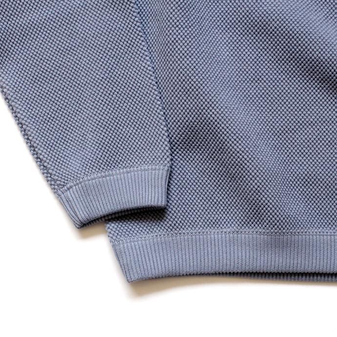 134654163 crepuscule / moss stitch L/S sweat 鹿の子編みクルーネックプルオーバー 1803-001 L.Blue<img class='new_mark_img2' src='//img.shop-pro.jp/img/new/icons47.gif' style='border:none;display:inline;margin:0px;padding:0px;width:auto;' /> 02