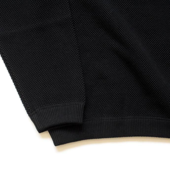134654343 crepuscule / moss stitch L/S sweat 鹿の子編みクルーネックプルオーバー 1803-001 Black<img class='new_mark_img2' src='//img.shop-pro.jp/img/new/icons47.gif' style='border:none;display:inline;margin:0px;padding:0px;width:auto;' /> 02