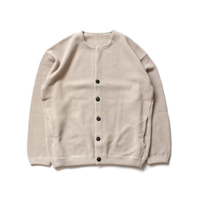 134654421 crepuscule / moss stitch cardigan 鹿の子編みカーディガン 1803-002 Oatmeal<img class='new_mark_img2' src='//img.shop-pro.jp/img/new/icons47.gif' style='border:none;display:inline;margin:0px;padding:0px;width:auto;' /> 01