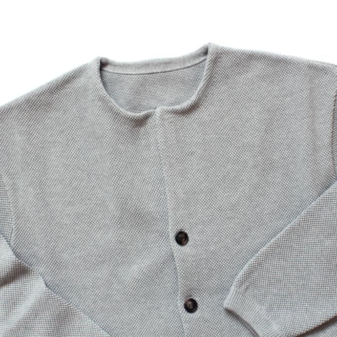 134654459 crepuscule / moss stitch cardigan 鹿の子編みカーディガン 1803-002 Gray<img class='new_mark_img2' src='//img.shop-pro.jp/img/new/icons47.gif' style='border:none;display:inline;margin:0px;padding:0px;width:auto;' /> 02