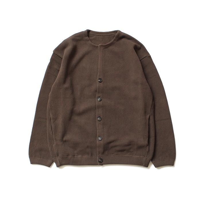 134654486 crepuscule / moss stitch cardigan 鹿の子編みカーディガン 1803-002 Brown<img class='new_mark_img2' src='//img.shop-pro.jp/img/new/icons47.gif' style='border:none;display:inline;margin:0px;padding:0px;width:auto;' /> 01