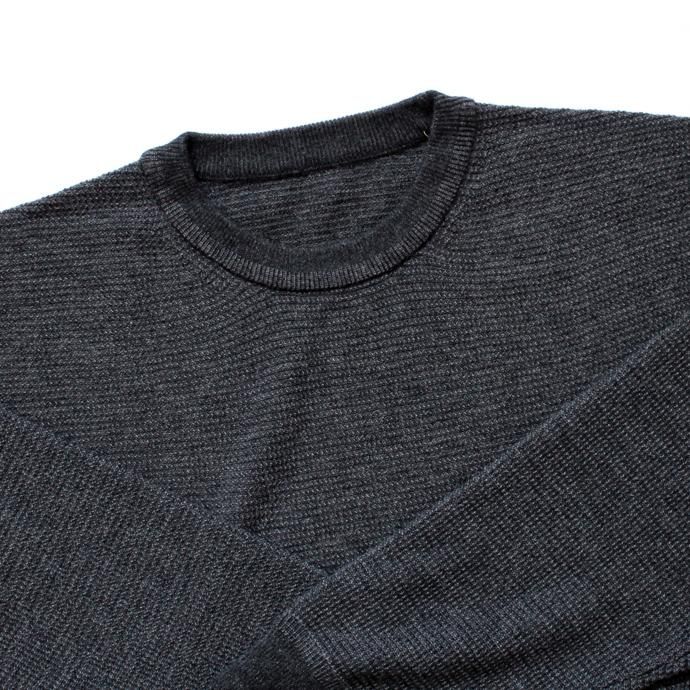 134663872 crepuscule / wool waffle crewneck P/O ウールワッフルクルーネックプルオーバー 1803-007 C.Gray<img class='new_mark_img2' src='//img.shop-pro.jp/img/new/icons47.gif' style='border:none;display:inline;margin:0px;padding:0px;width:auto;' /> 02