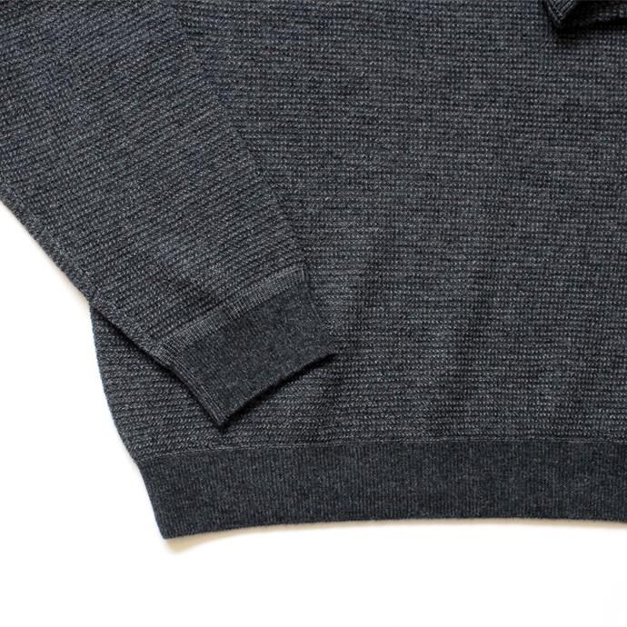 134663872 crepuscule / wool waffle crewneck P/O ウールワッフルクルーネックプルオーバー 1803-007 C.Gray<img class='new_mark_img2' src='//img.shop-pro.jp/img/new/icons47.gif' style='border:none;display:inline;margin:0px;padding:0px;width:auto;' /> 02