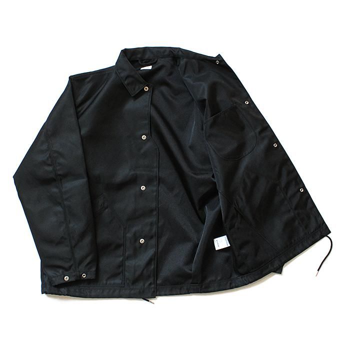 134731082 blurhms / Heavy Nylon Twill Coaches Jacket - Black BHS-18AW014<img class='new_mark_img2' src='//img.shop-pro.jp/img/new/icons47.gif' style='border:none;display:inline;margin:0px;padding:0px;width:auto;' /> 02
