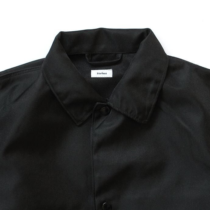 134731082 blurhms / Heavy Nylon Twill Coaches Jacket - Black BHS-18AW014<img class='new_mark_img2' src='//img.shop-pro.jp/img/new/icons47.gif' style='border:none;display:inline;margin:0px;padding:0px;width:auto;' /> 02