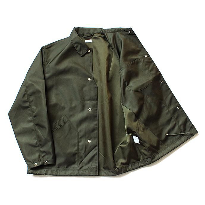 134731123 blurhms / Heavy Nylon Twill Coaches Jacket - Olive BHS-18AW014 02