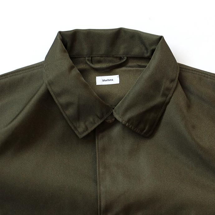 134731123 blurhms / Heavy Nylon Twill Coaches Jacket - Olive BHS-18AW014 02