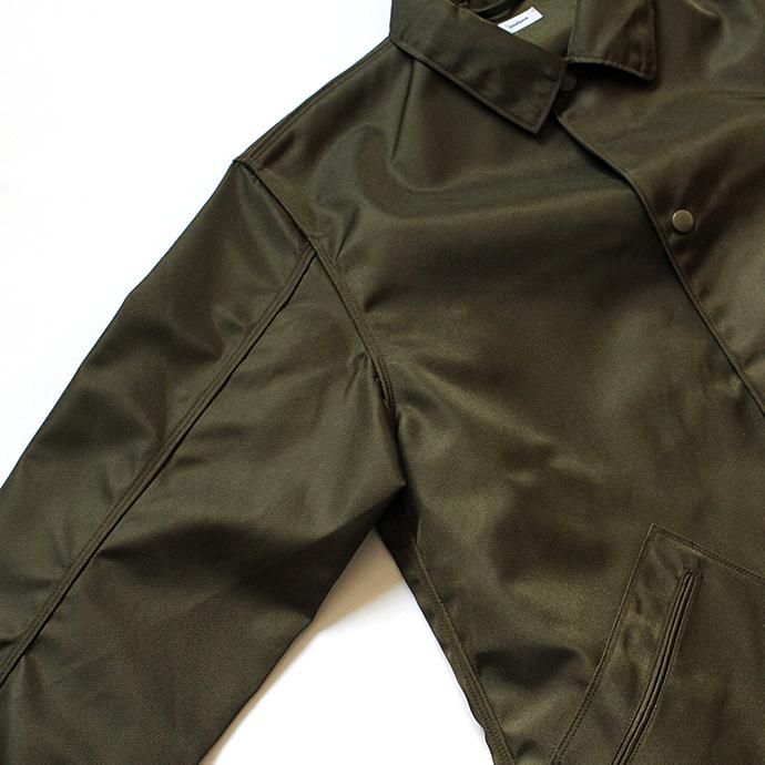 134731123 blurhms / Heavy Nylon Twill Coaches Jacket - Olive BHS-18AW014 02