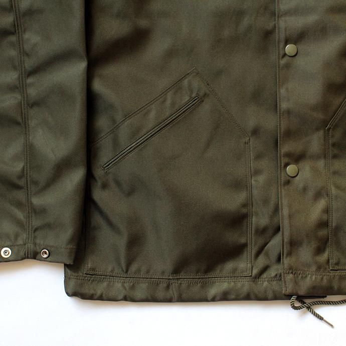134731123 blurhms / Heavy Nylon Twill Coaches Jacket - Olive BHS-18AW014 02