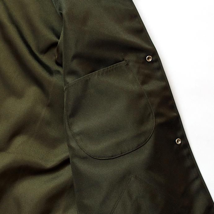 134731123 blurhms / Heavy Nylon Twill Coaches Jacket - Olive BHS-18AW014 02