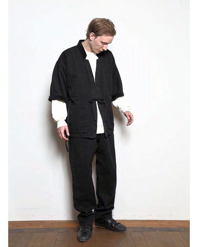 134731327 blurhms / Sashiko Judo Pants - Navy BHS-18AW003 02