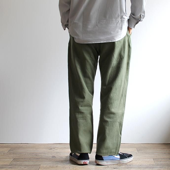 134731390 blurhms / Sashiko Judo Pants - Khaki BHS-18AW003 02