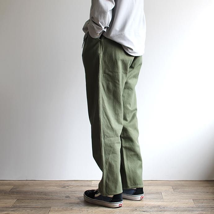 134731390 blurhms / Sashiko Judo Pants - Khaki BHS-18AW003 02