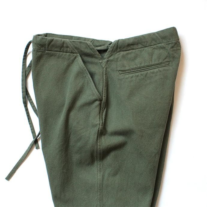 134731390 blurhms / Sashiko Judo Pants - Khaki BHS-18AW003 02