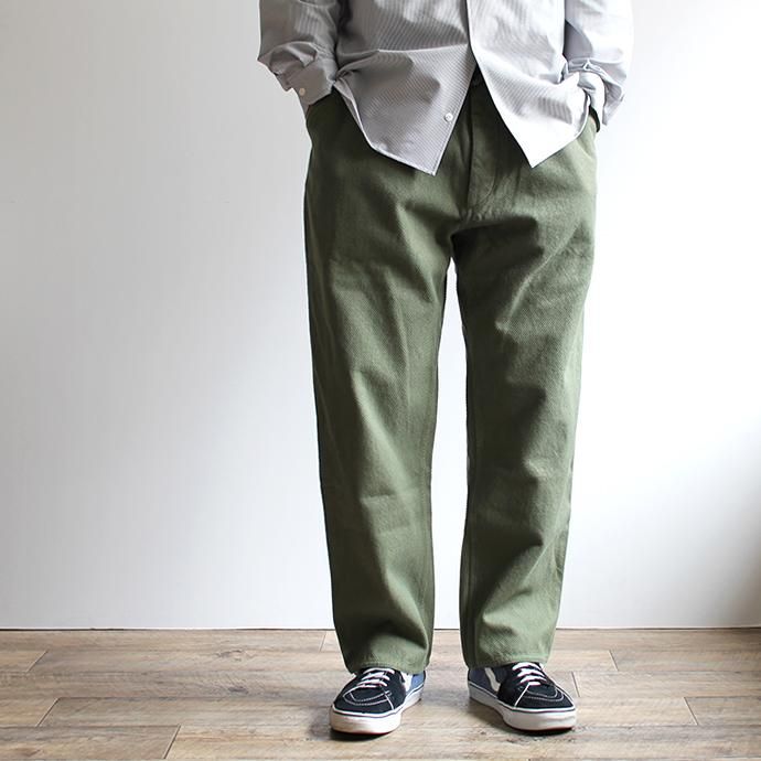 134731390 blurhms / Sashiko Judo Pants - Khaki BHS-18AW003 02