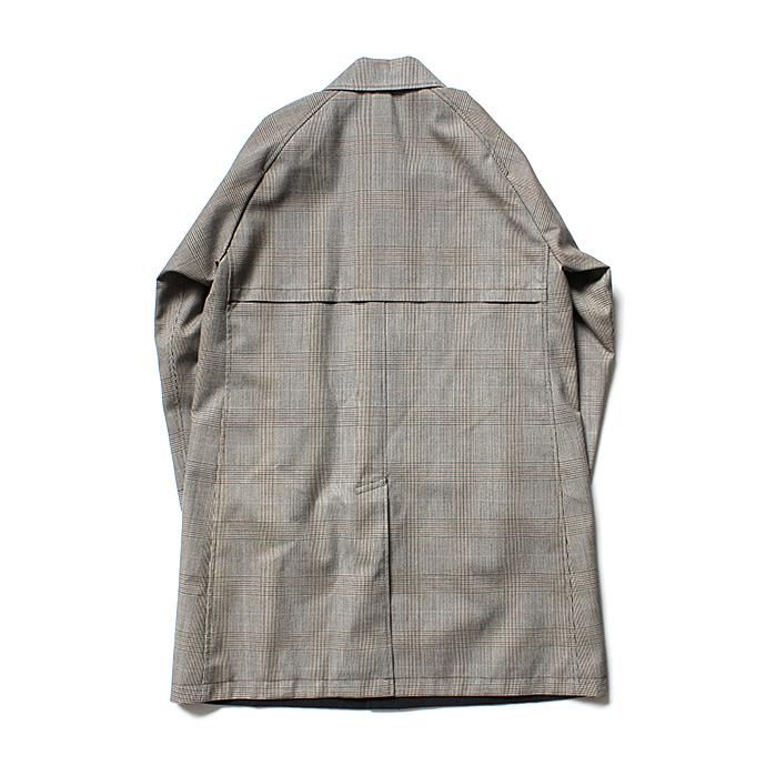 134896169 STILL BY HAND / CO0183 撥水リバーシブルコート - Grey Check/Black 02