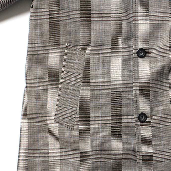 134896169 STILL BY HAND / CO0183 撥水リバーシブルコート - Grey Check/Black 02