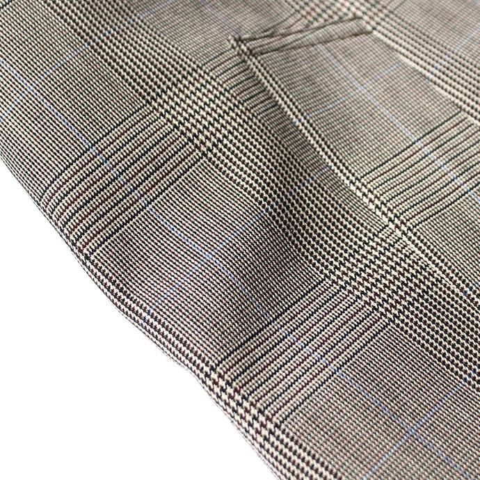 134896169 STILL BY HAND / CO0183 撥水リバーシブルコート - Grey Check/Black 02
