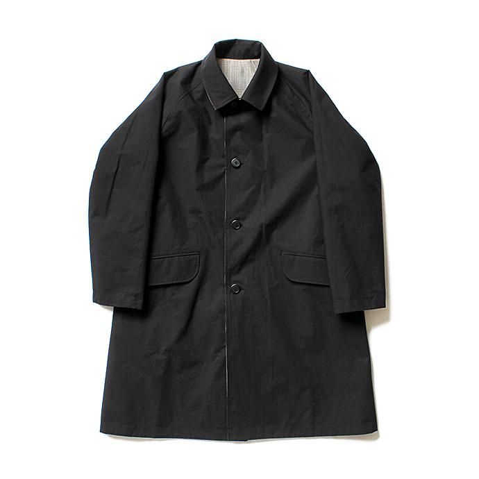 134896169 STILL BY HAND / CO0183 撥水リバーシブルコート - Grey Check/Black 02