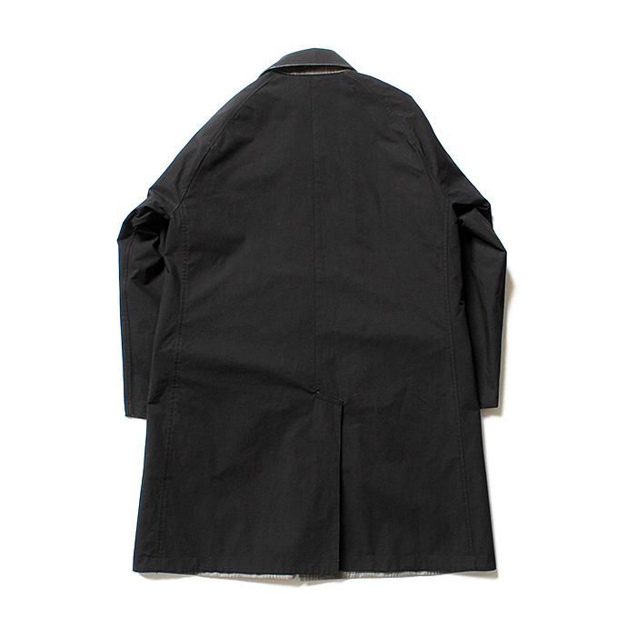 134896169 STILL BY HAND / CO0183 撥水リバーシブルコート - Grey Check/Black 02