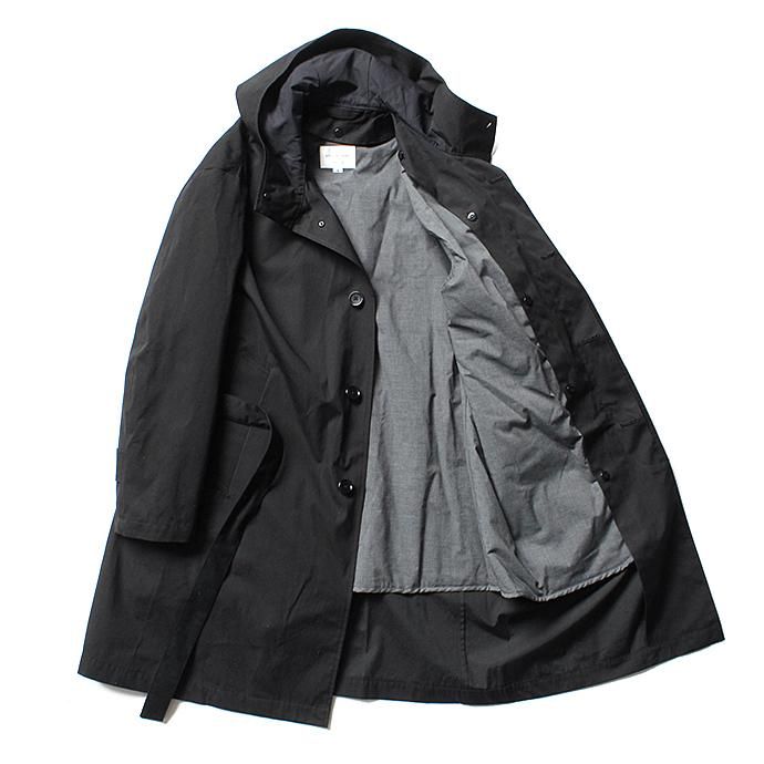 134898382 STILL BY HAND / シンサレートライナー付きフーデッドコート CO0783 - Black 02