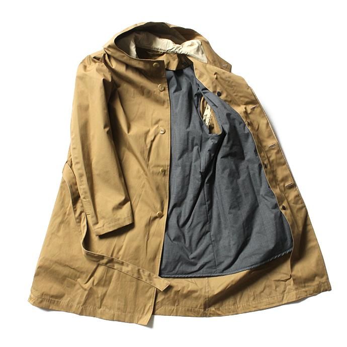 134898568 STILL BY HAND / シンサレートライナー付きフーデッドコート CO0783 - Beige 02