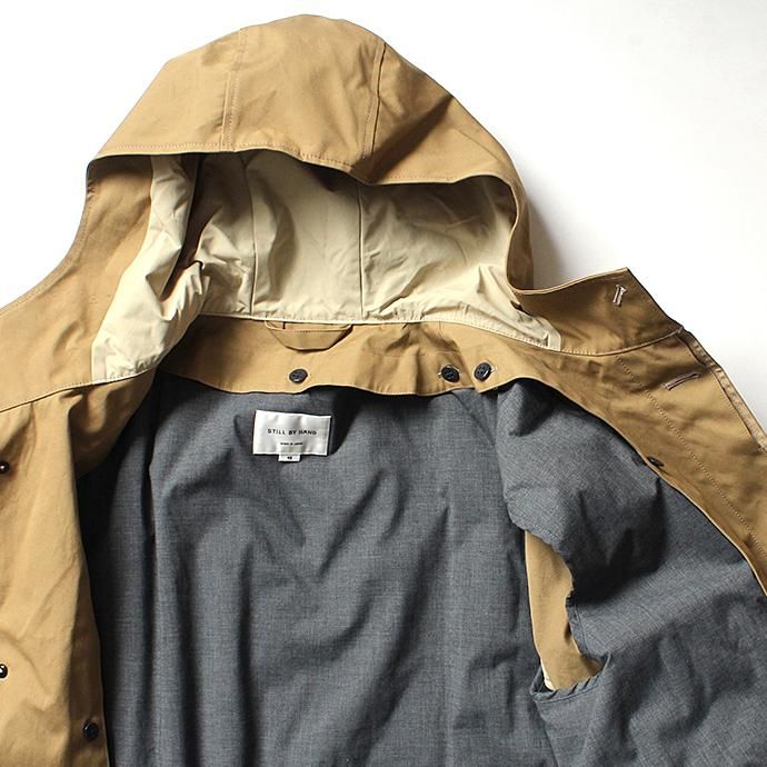 134898568 STILL BY HAND / シンサレートライナー付きフーデッドコート CO0783 - Beige 02