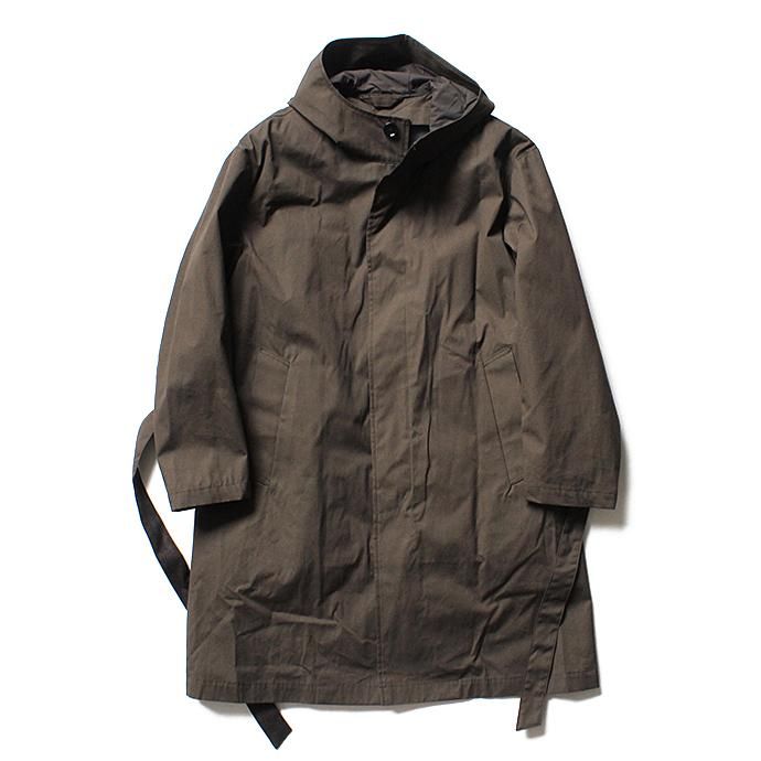 134898614 STILL BY HAND / シンサレートライナー付きフーデッドコート CO0783 - Brown 01
